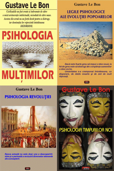 Psihologia lui Gustave Le Bon, 4 volume