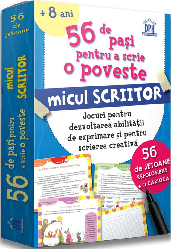 56 de Pasi pentru a scrie o poveste. Micul scriitor