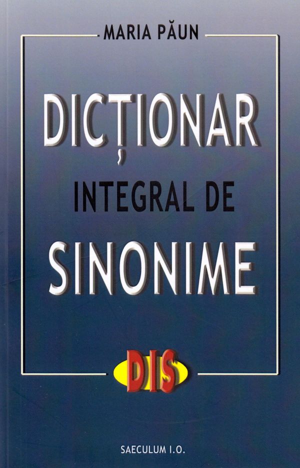 Dictionar integral de sinonime