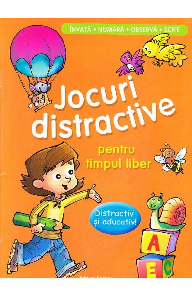 Jocuri distractive pentru timpul liber. Cartea portocalie