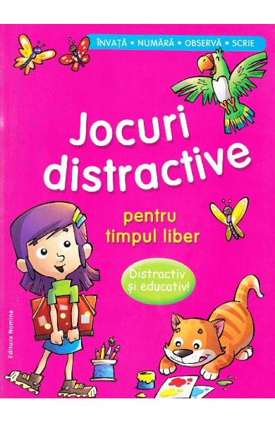 Jocuri distractive pentru timpul liber. Cartea roz