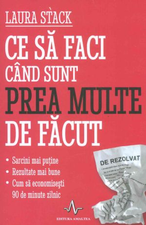 Ce sa faci cand sunt prea multe de facut