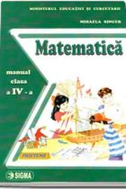 Matematica. Manual pentru clasa a IV-a. Mihaela Singer. Manual si CD