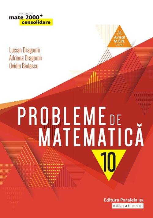 Probleme de matematica pentru clasa a X-a