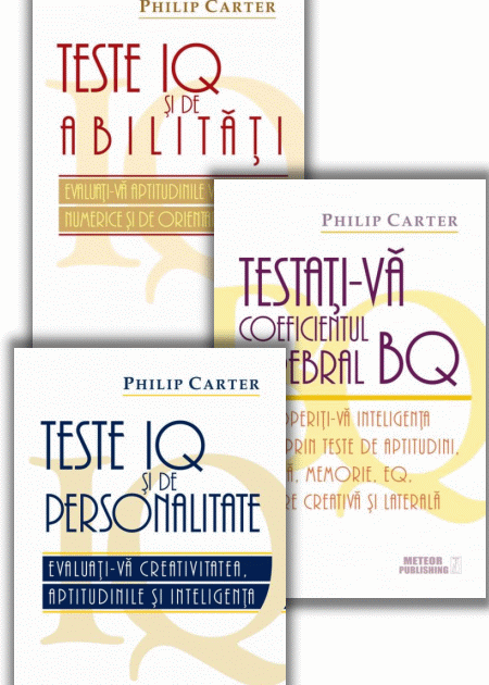 Pachet Teste de abilitati si personalitate, 3 volume