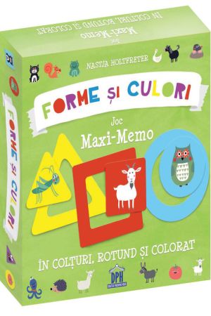 Forme si culori. Joc maxi-memo