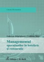 Managementul operatiunilor in hotelarie si restaurante