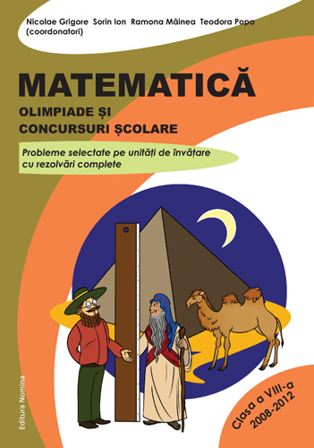 Matematica. Olimpiade si concursuri scolare. Clasa a VIII-a