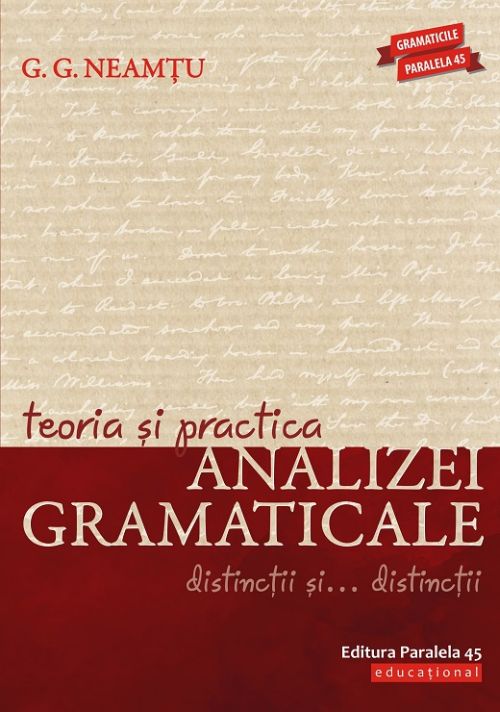 Teoria si practica analizei gramaticale